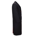 Original Italian Army Carabinieri Wool Coat Double Breasted Uniform Black