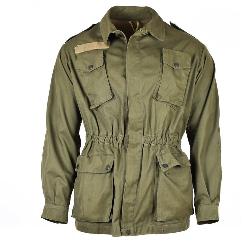 Original Italian army olive green jacket shirt military BDU surplus issue