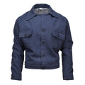Original Italian army vintage ike jacket wool blouse dress jacket uniform blue