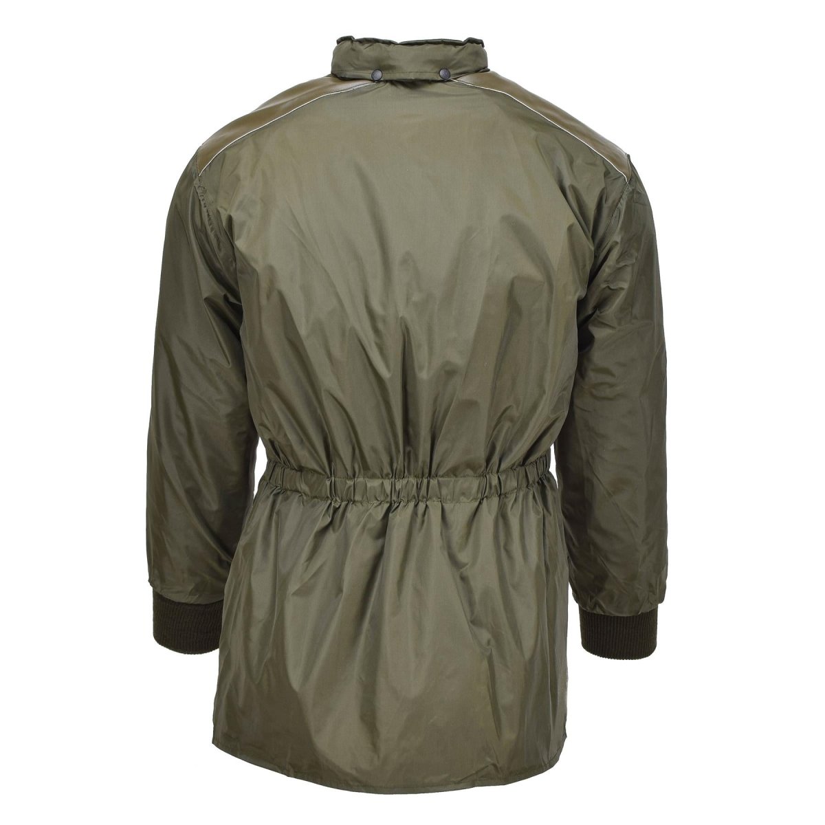 Original Italian Military air forces rain jacket hooded lined olive raincoat NEW