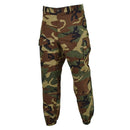 Original Italian Military cargo pants combat woodland camo field trousers NEW - GoMilitar