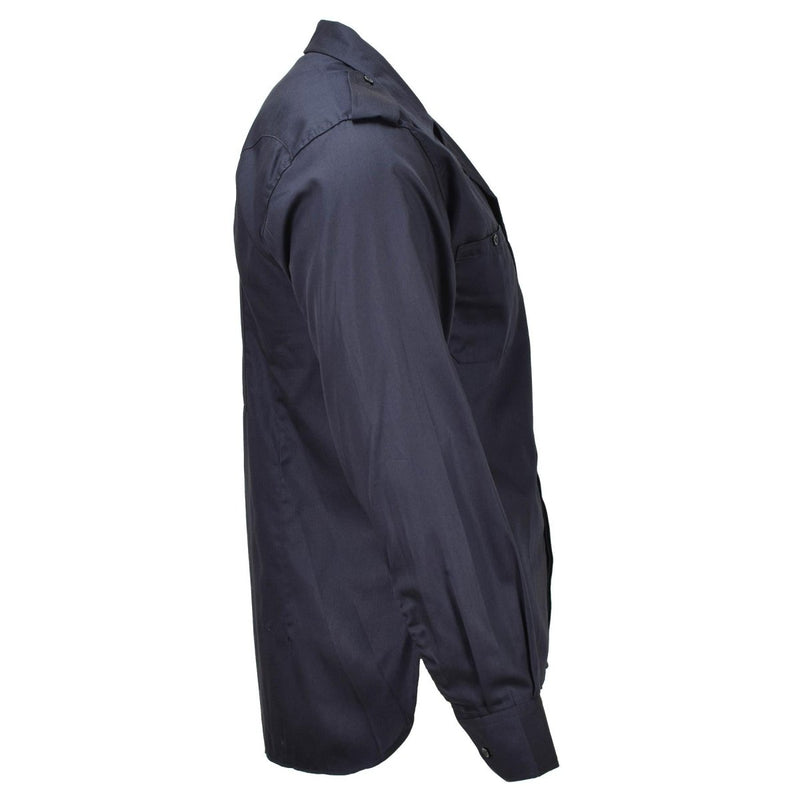 Original Italian military classic marine shirts blue lightweight breathable NEW - GoMilitar