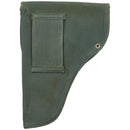 Original Italian military pistol holster canvas gray adjustable hold compact gun - GoMilitar
