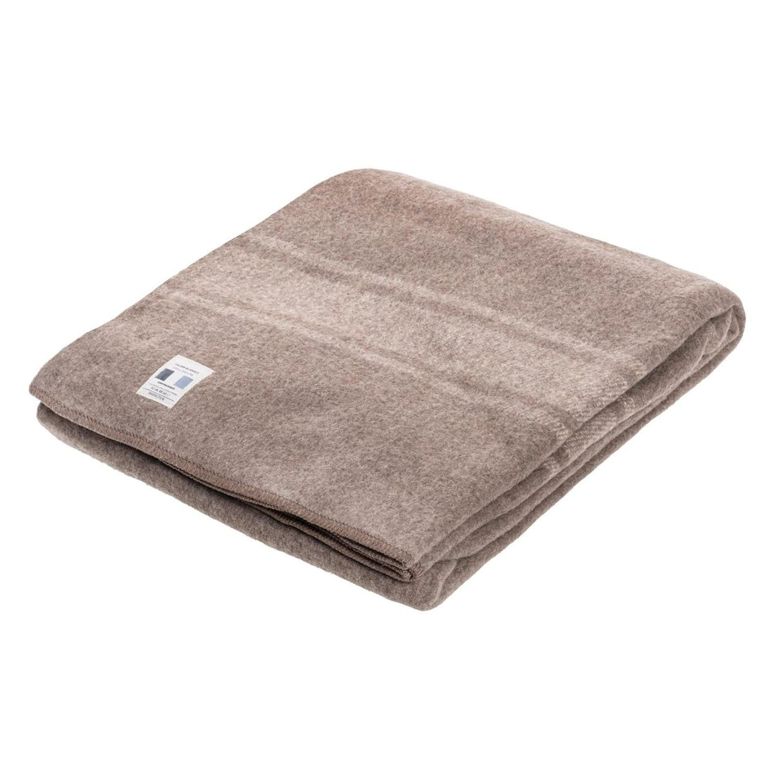 Original Italian Military Wool Blanket 200x155cm Outdoor Camping Brown