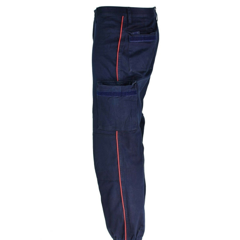 Original Italian police carabinieri pants blue trousers officer law enforcement - GoMilitar