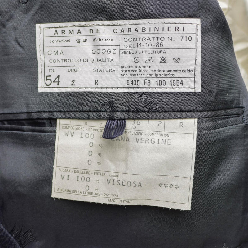 Original Italian police carabinieri Uniform officer law enforcement costume NEW