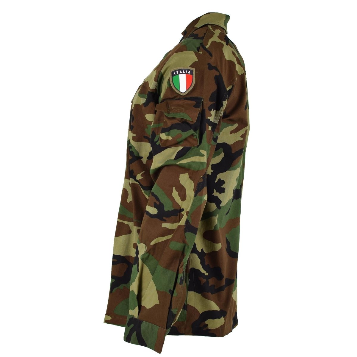 Original Italy military combat jacket lightweight woodland camo army surplus NEW