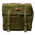 Original Romanian army carrying bag military surplus green shoulder strap case
