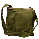 Original Romanian army carrying bag military surplus green shoulder strap case
