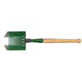Original Romanian Army foldable shovel green wooden handle military surplus NEW