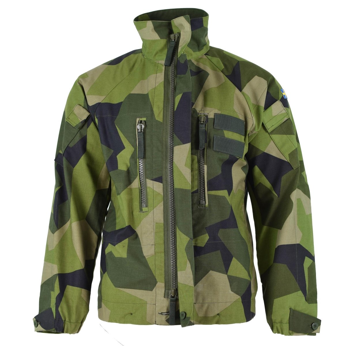 Original Swedish army M90 jacket splinter camouflage field combat tanker NEW