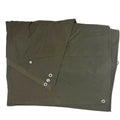 Original Swedish army shelter half zeltbahn poncho Olive surplus
