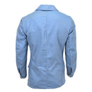 Original Swedish Civil Defense Uniform Jacket denim light blue vintage NEW - GoMilitar