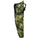 Original Swedish thermal tanker pants in M90 Splinter camouflage with suspenders and secure pockets for cold weather use