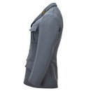Original Swiss Military Formal Jacket 4 Pocket Design Shoulder Epaulettes Gray