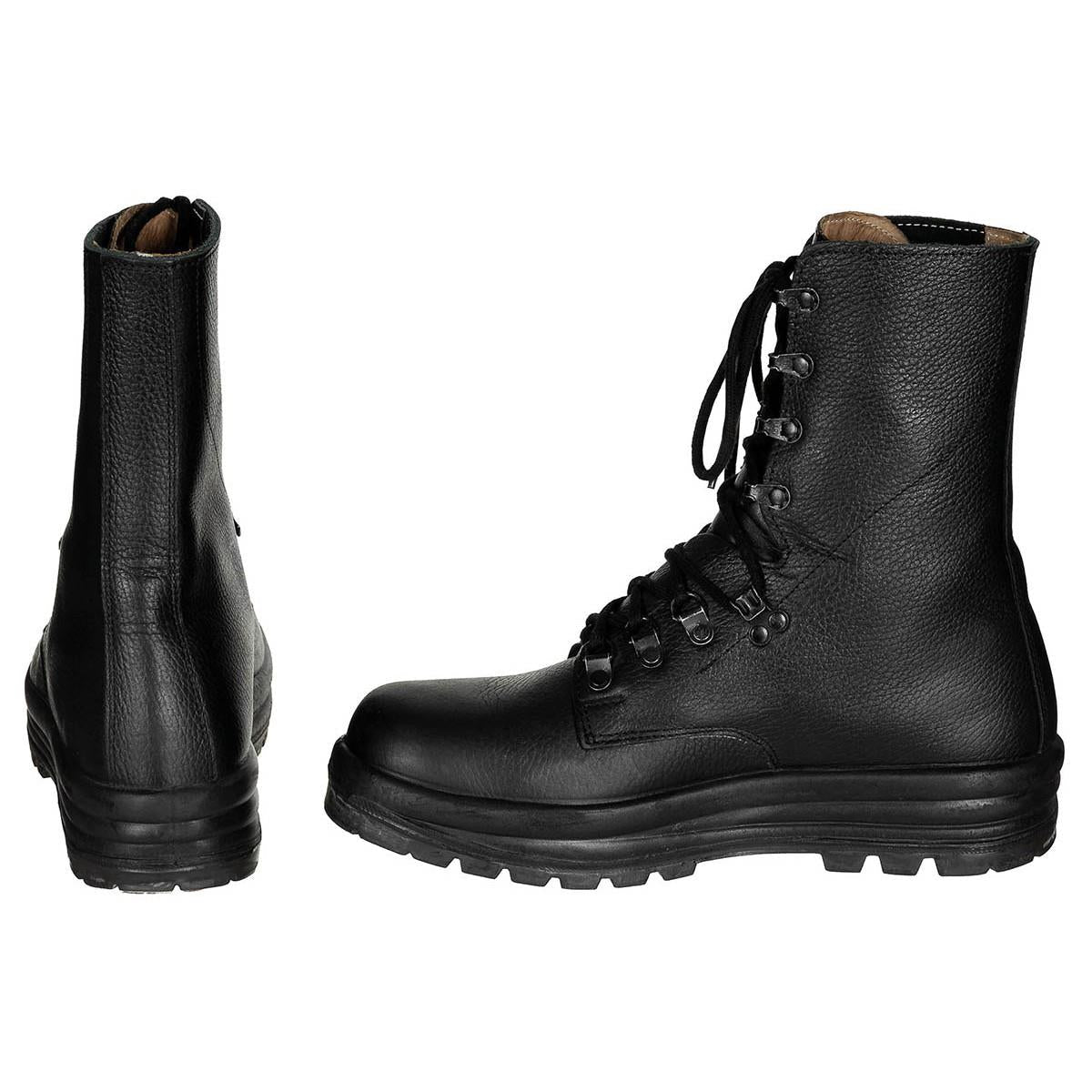 Original Swiss Military M95 Combat Boots Leather Army Surplus Issue Black
