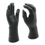 Original Swiss Military Winter Knitted Cold Weather Authentic Gloves Gray