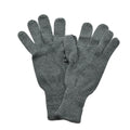Original Swiss Military Winter Knitted Cold Weather Authentic Gloves Gray