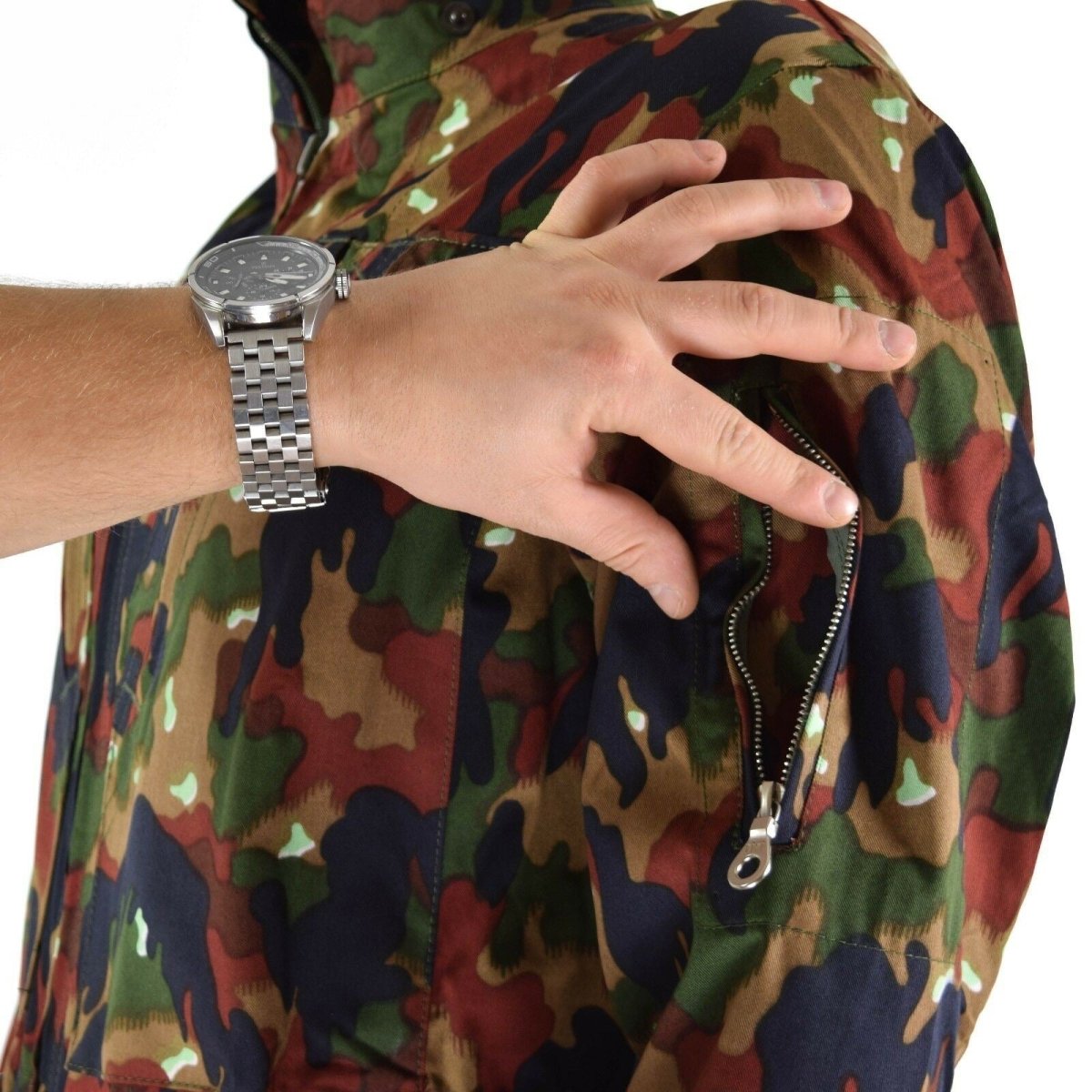Original Swiss Switzerland army Alpen coverall suit tanker military issue