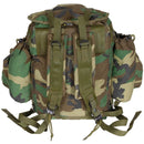 Original Turkish Army 40L Backpack Front Pockets Cordura Fabric Woodland Camo - GoMilitar