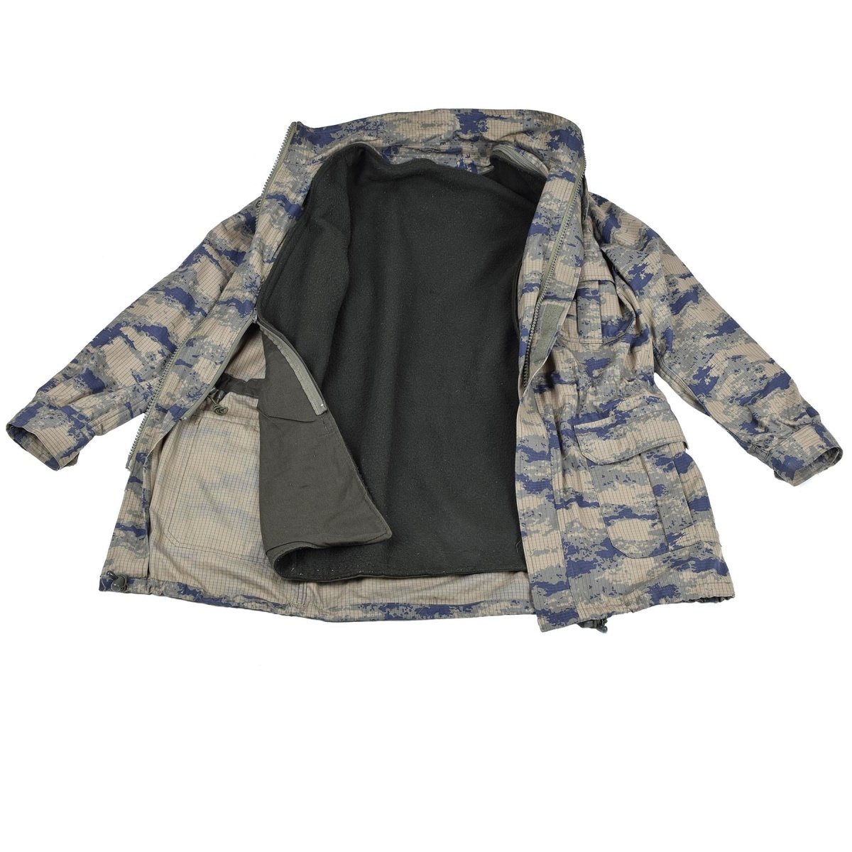 Original Turkish military digital camo parka with liner durable ripstop tactical