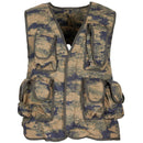 Original Turkish Military Vest 8 Attached Pockets Shoulder Padding M2018 Camo