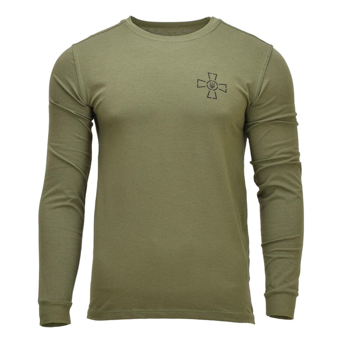 Original Ukrainian Military Undershirts Long Sleeve Armed Force Tryzub Emblem, Surplus Undershirts - GoMilitar