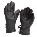 Original US army combat leather gloves Genuine black leather military issue