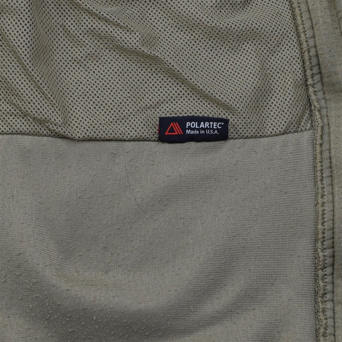 Original U.S. Army Tactical Cold Weater Fleece Jacket Reinforced Shoulders Olive