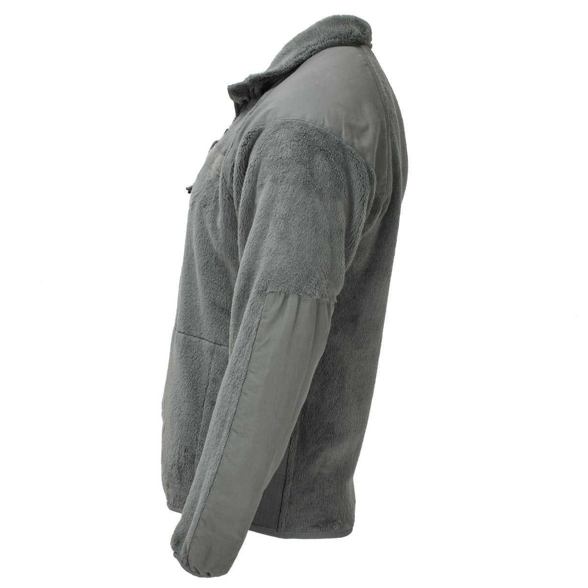 Original U.S. Army Tactical Cold Weater Fleece Jacket Reinforced Shoulders Olive