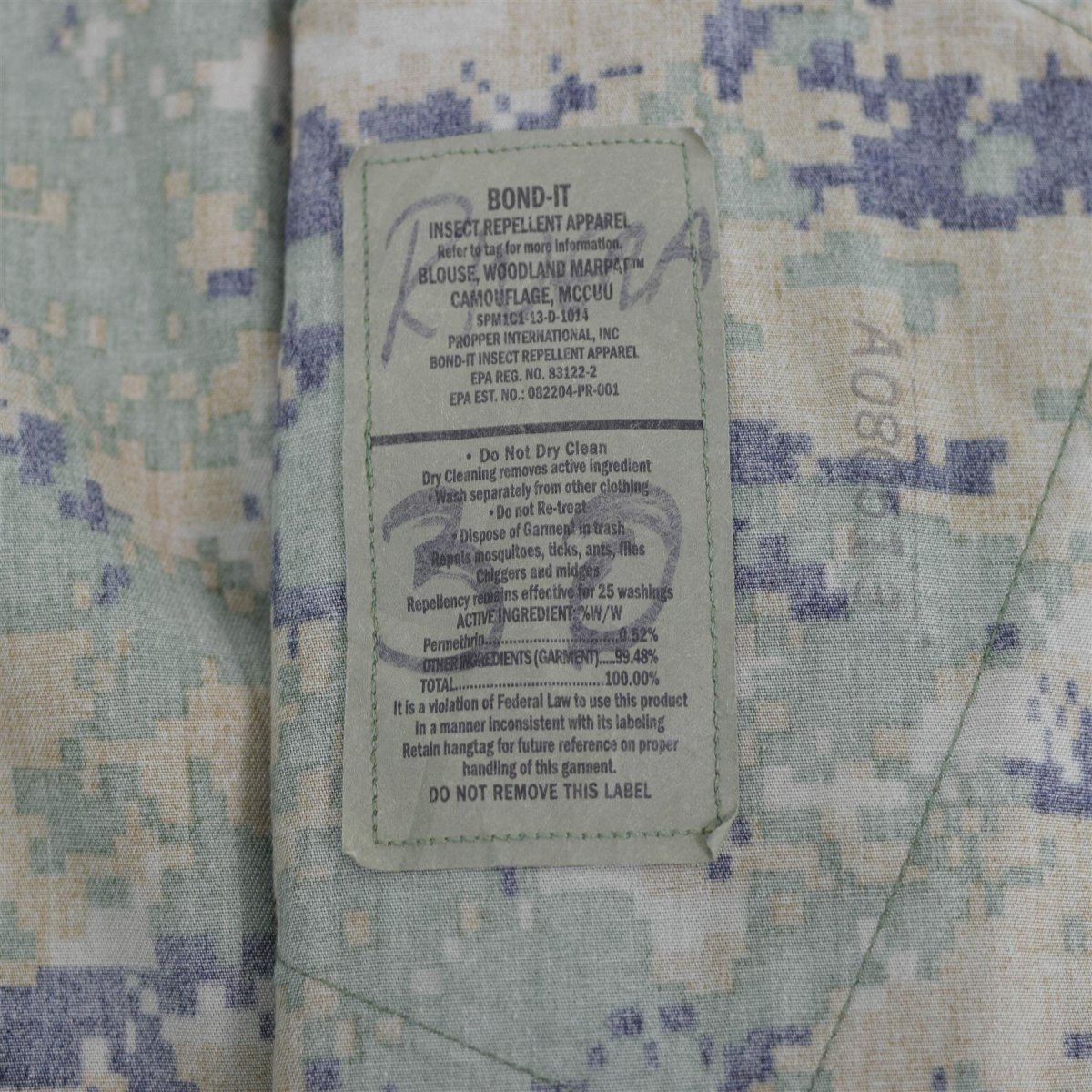 Original US army troops jacket BDU digital woodland camo shirt military issue