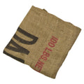 Original US Army WWII Potato Sack Vintage Military Surplus Storage Bag Brown