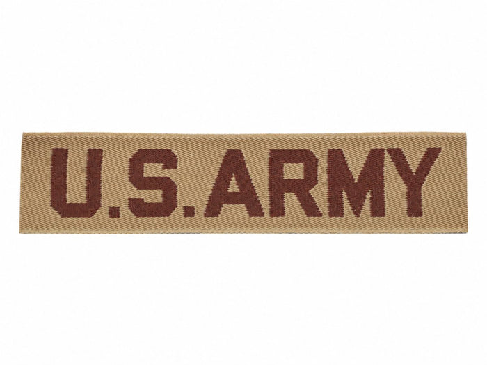 Original U.S. Military Chest Tape Patch Insignia Collectible Army Surplus Khaki - GoMilitar