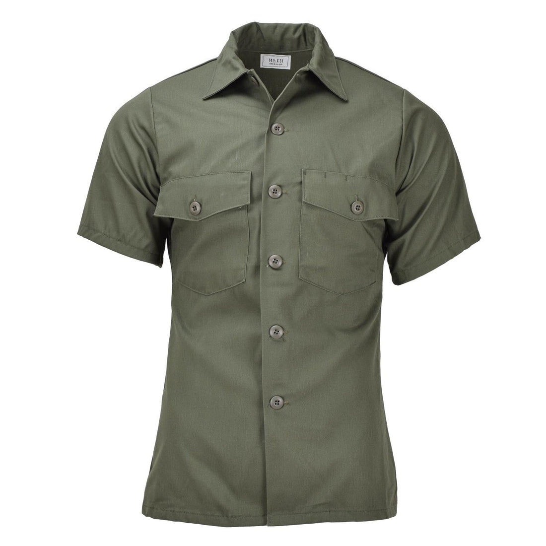 Original U.S. Military field tactical olive shirts short sleeve army fatigue NEW