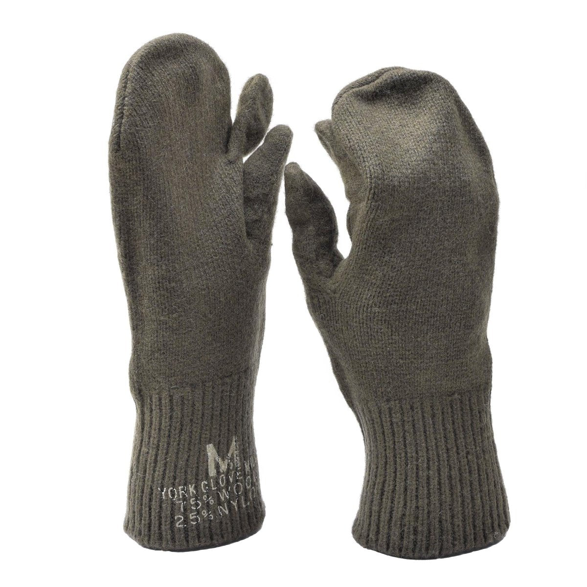 Original U.S. Military Trigger mittens military surplus wool warmers gloves NEW
