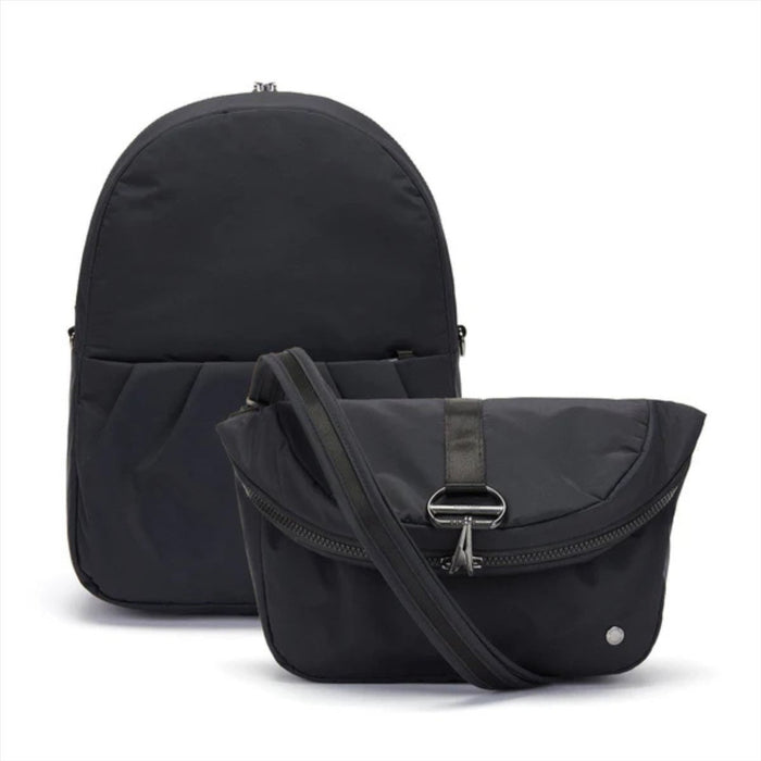 Pacsafe Citysafe CX Convertible Backpack Anti Theft RFID ECONYL material Black - GoMilitar