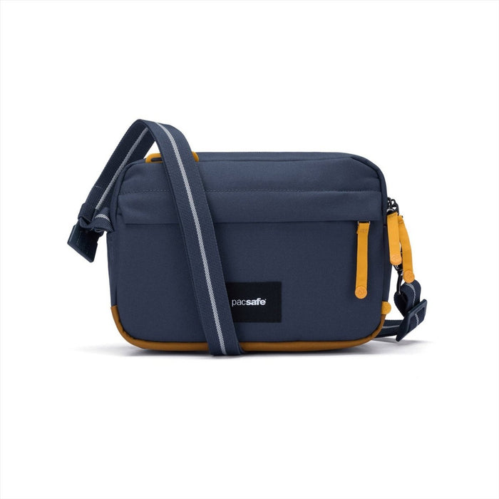 Pacsafe GO Anti Theft CrossBody Bag 2.5L Water Repellent RFID Safe Blocking, Shoulder Bags, Black color - GoMilitar