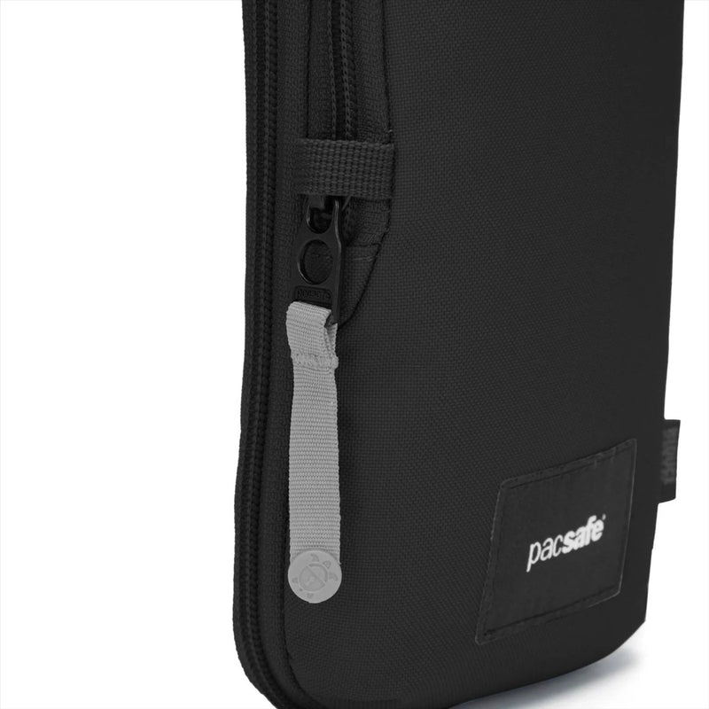 Pacsafe GO Anti Theft Tech Crossbody Bag 3.5L RFID Blocking Cut Resistant Black - GoMilitar