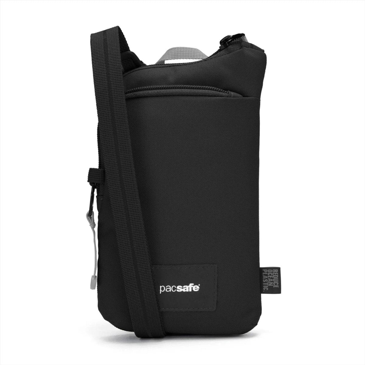 Pacsafe GO Anti Theft Tech Crossbody Bag 0.2L RFID Blocking Cut Resistant Black