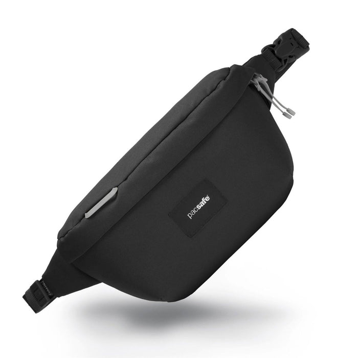 Pacsafe Go Waist pack 2.5L PFC Free Anti Theft RFID safe Sling Pack Black - GoMilitar