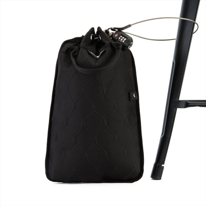 Pacsafe Travelsafe GII Portable Safe Bag 5L Anti Theft Cut Resistant Black
