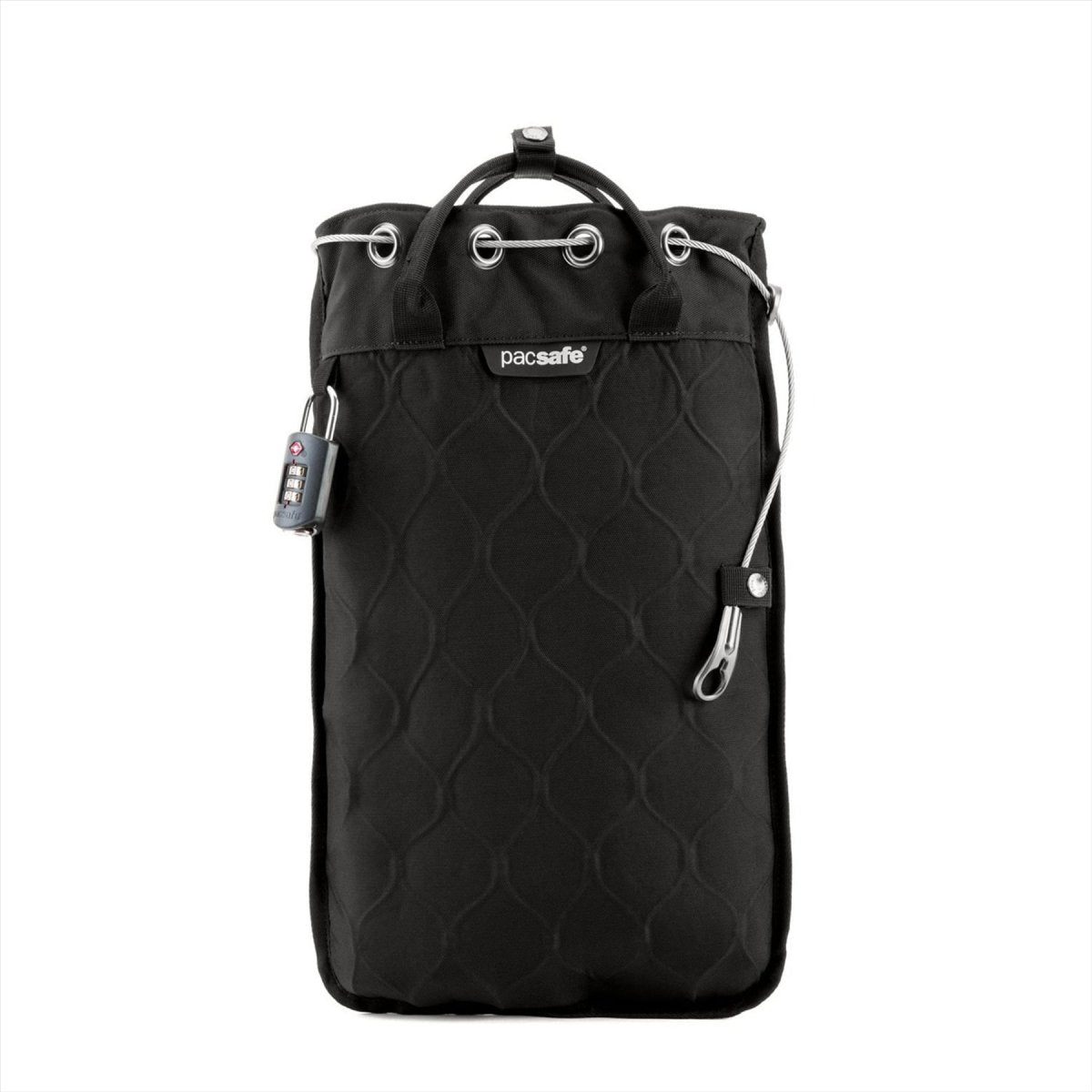 Pacsafe Travelsafe GII Portable Safe Bag 5L Anti Theft Cut Resistant Black
