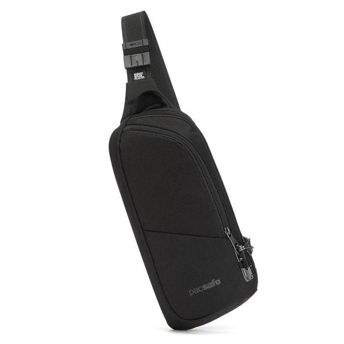 Pacsafe Vibe 150 Shoulder Bag Water Repellent Anti Theft Sling Pack Black - GoMilitar