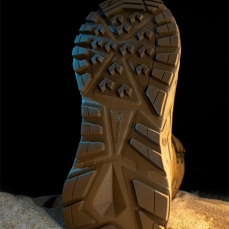 Pentagon Horizon Desert Trekking 6 Boots Lightweight Breathable Suede Olive - GoMilitar