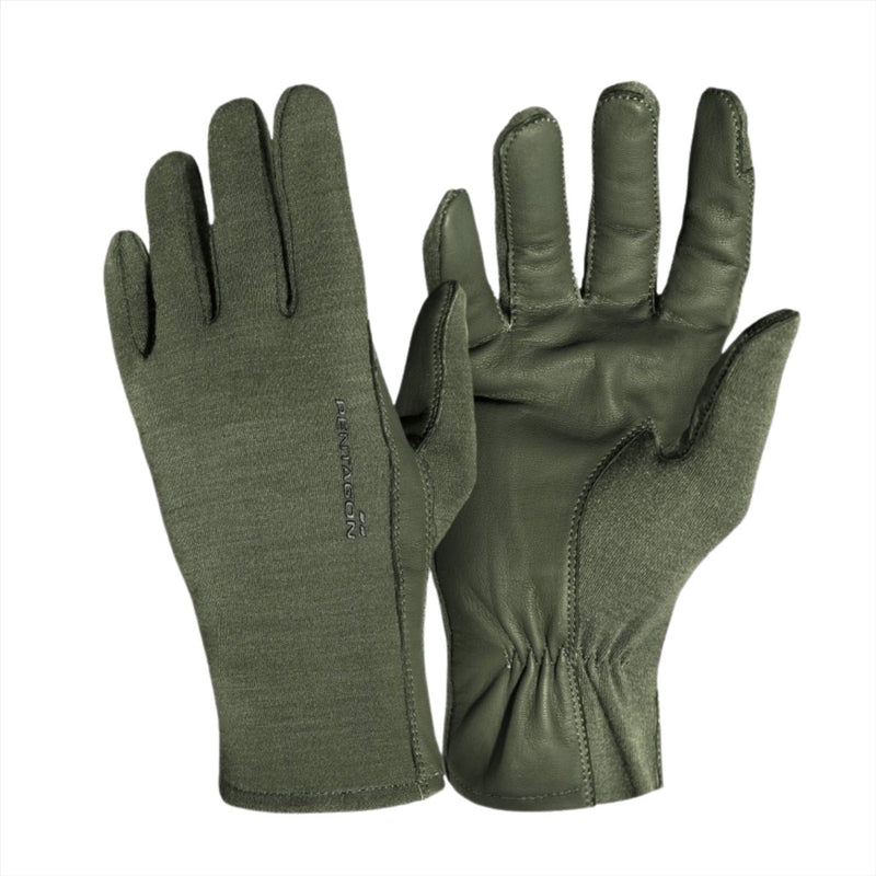 PENTAGON Nomex Pilot Gloves Short Cuff Kevlar Touchscreen Fire Resistant
