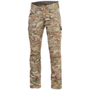 Pentagon Ranger 2.0 military style lizard camo pants with reinforced ripstop fabric and multiple utility pockets.