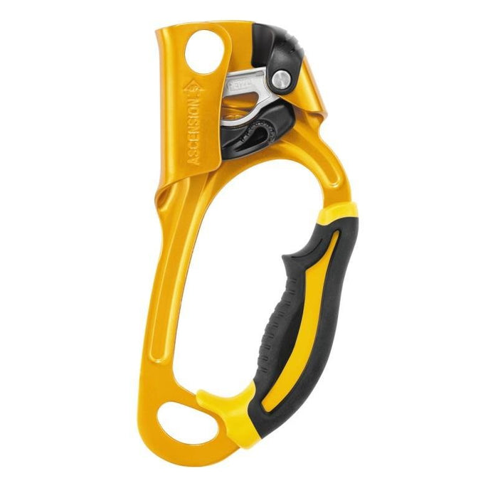 Petzl Ascension Ergonomic Rope Climbing Hand Ascender 8 - 13mm Ropes Yellow - GoMilitar