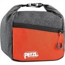 PETZL SAKAB Chalk Bag Durable Magnetic Roll Top Closure Multiple Pockets Gray - GoMilitar