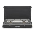 Primus Kinjia camping stove dual burner portable outdoor kitchen cookware black