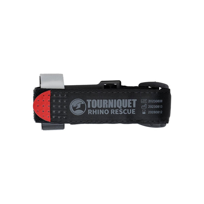 RHINO RESCUE Tactical Tourniquet One Handed Time Label Windlass System Black - GoMilitar